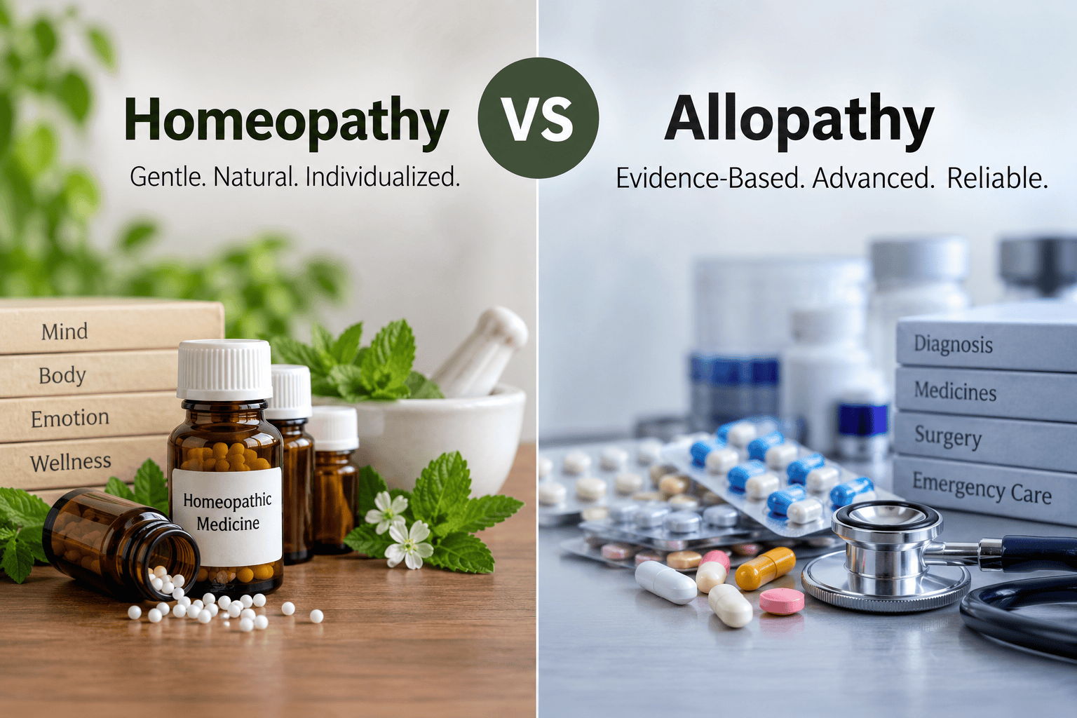 homeopathy vs allopathy